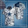 Dallas Cowboys Hibiscus Flower V3 NFL Football Team Hawaiian Shirt