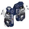 Dallas Cowboys Jack Skellington and Zero NFL Football Team Hawaiian Shirt