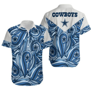 Dallas Cowboys Leaves NFL Football Team Hawaiian Shirt