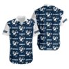 Dallas Cowboys Navy White NFL Football Team Hawaiian Shirt