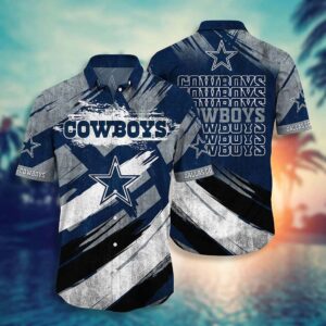 Dallas Cowboys Paint Streaks NFL Football Team Hawaiian Shirt