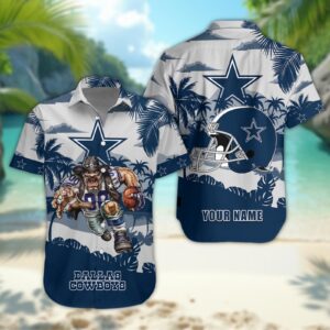Dallas Cowboys Personalized Hawaiian Shirt ??Custom Name