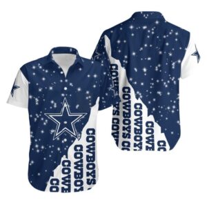 Dallas Cowboys Starry Night NFL Football Team Hawaiian Shirt