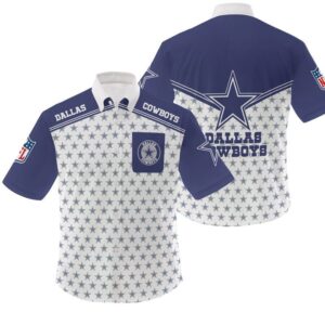 Dallas Cowboys Stars NFL Football Team Hawaiian Shirt