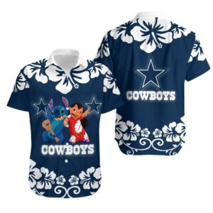 Dallas Cowboys Stitch and Lilo NFL Football Team Hawaiian Shirt