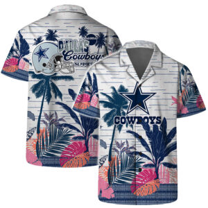 Dallas Cowboys Tropical V5 NFL Football Team Hawaiian Shirt
