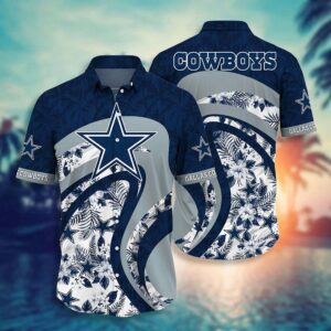 Dallas Cowboys Whirlwind V2 NFL Football Team Hawaiian Shirt