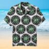 Dallas Stars Circular Emblem Hawaiian Shirt