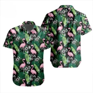 Dallas Stars Flamingo Tropical Hawaiian Shirt