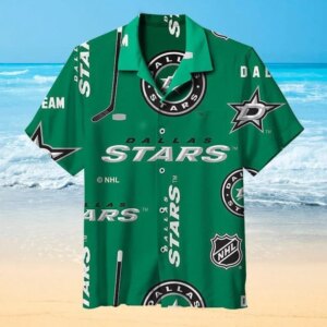 Dallas Stars Hockey Icons Hawaiian Shirt