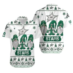 Dallas Stars Holiday Gnome Hawaiian Shirt