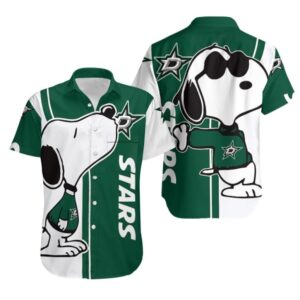 Dallas Stars Snoopy Cool Hawaiian Shirt