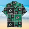 Dallas Stars Texas Pride Grid Hawaiian Shirt