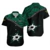 Dallas Stars Tribal Pattern Hawaiian Shirt