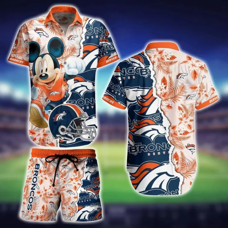 Denver Broncos Character Champions Hawaiian Shirt Denver Broncos Character Champions Hawaiian Shirt