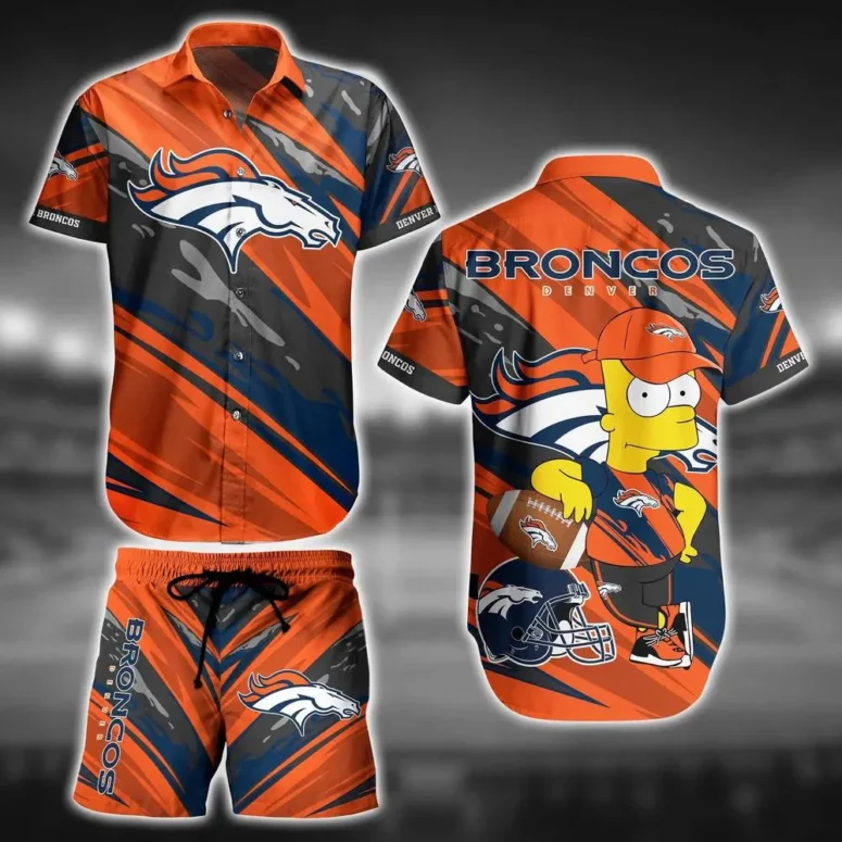 Denver Broncos Comic Fan Edition Hawaiian Shirt Denver Broncos Comic Fan Edition Hawaiian Shirt