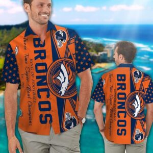 Denver Broncos Est 1960 NFL Football Team Hawaiian Shirt