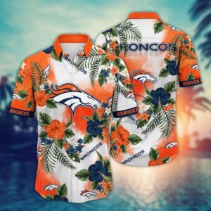 Denver Broncos Summer Air NFL Football Team Hawaiian Shirt