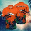 Denver Broncos Summer Forest NFL Football Team Hawaiian Shirt