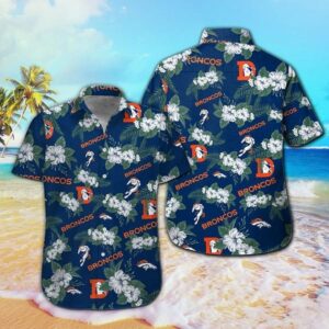 Denver Broncos Summer Plants NFL Football Team Hawaiian Shirt