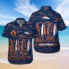 Denver Broncos Surfing NFL Football Team Hawaiian Shirt