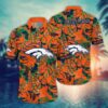 Denver Broncos Tropical NFL Football Team Hawaiian Shirt