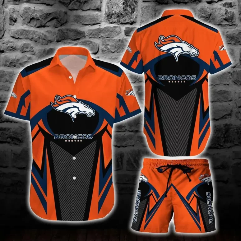 Denver Broncos Victory Vibes Hawaiian Shirt Denver Broncos Victory Vibes Hawaiian Shirt