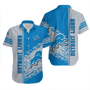 Detroit Lions Basic V1 NFL Football Team Hawaiian Shirt