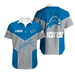 Detroit Lions Basic V5 NFL Football Team Hawaiian Shirt