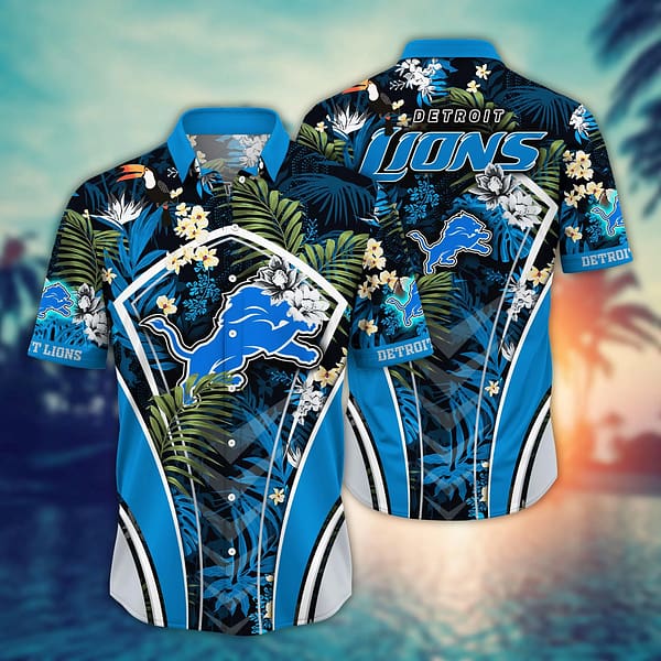 Detroit Lions Fresh NFL Football Team Hawaiian Shirt Detroit Lions Fresh NFL Football Team Hawaiian Shirt