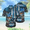 Detroit Lions Horror Characters NFL Football Team Hawaiian Shirt