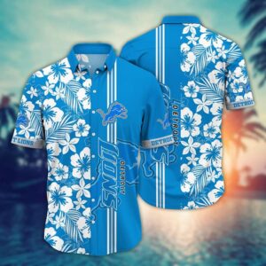 Detroit Lions Nature NFL Football Team Hawaiian Shirt