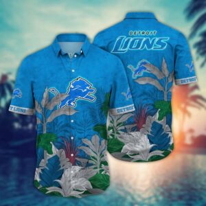 Detroit Lions Under The Sea NFL Football Team Hawaiian Shirt