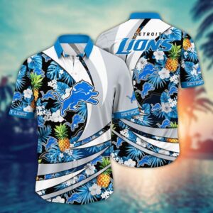 Detroit Lions Warm Season NFL Football Team Hawaiian Shirt