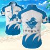 Detroit Lions Waves NFL Football Team Hawaiian Shirt