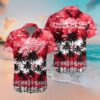 Detroit Red Wings Palm Sunset Hawaiian Shirt