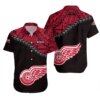 Detroit Red Wings Tribal Pride Hawaiian Shirt