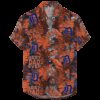 Detroit Tigers #1 Dad Orange Hawaiian Shirt