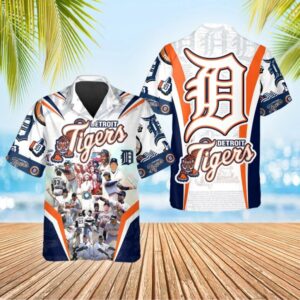 Detroit Tigers Legends All Stars Hawaiian Shirt