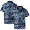 Detroit Tigers Patchwork Pattern Hawaiian Shirt