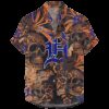 Detroit Tigers Vintage Skull Floral Hawaiian Shirt
