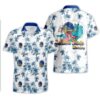 Golden State Warriors Surf Palm Hawaiian Shirt