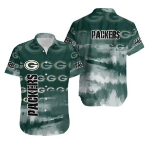 Green Bay Packers Abstract NFL Football Team Hawaiian Shirt