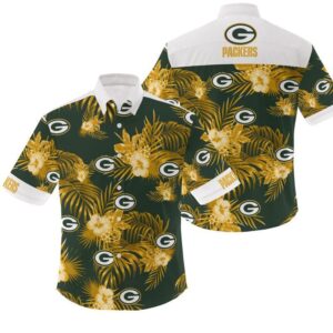 Green Bay Packers Basic V3 NFL Football Team Hawaiian Shirt