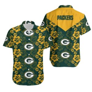 Green Bay Packers Basic V5 NFL Football Team Hawaiian Shirt