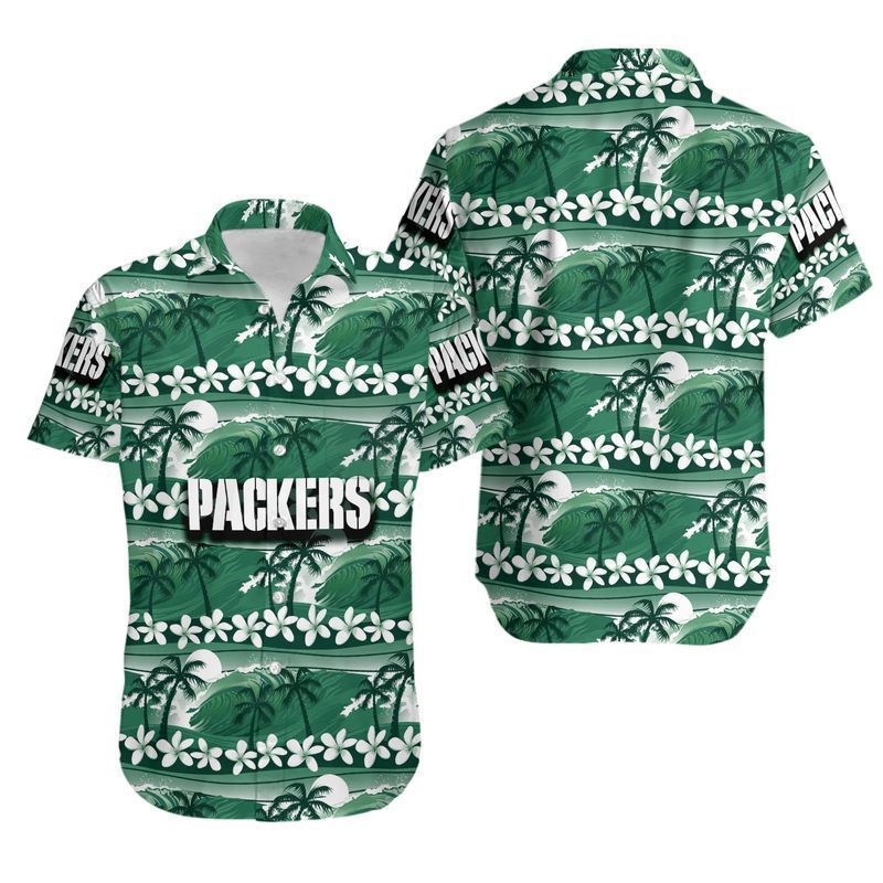 Green Bay Packers Coconut Trees V2 NFL Football Team Hawaiian Shirt Green Bay Packers Coconut Trees V2 NFL Football Team Hawaiian Shirt