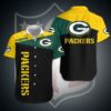 Green Bay Packers Color Blocks NFL Football Team Hawaiian Shirt