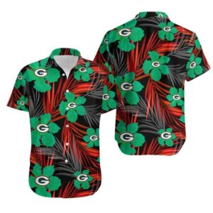 Green Bay Packers Colorful Flower NFL Football Team Hawaiian Shirt