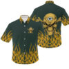 Green Bay Packers Firing Skull NFL Football Team Hawaiian Shirt
