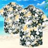 Green Bay Packers Hibiscus NFL Football Team Hawaiian Shirt
